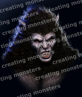 Dracula Werwolf Büste stl Grusel Film Vampir Bram Stoker 3d print model - Mito3D