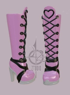 draculaura's basic boots mh g3 3d print model - Mito3D
