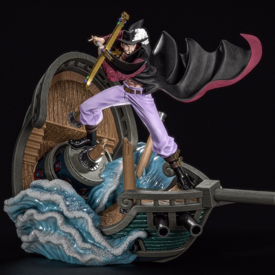 dracule mihawk pezzo 3d stampa gioco franco anime wano bigmom rufy zoro samurai 3d print model - Mito3D