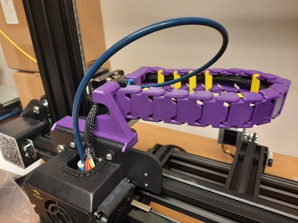 arrastrar cadena ender 3 max crealidad 3d impresora accesorios 3D print model - Mito3D
