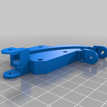 drag chain mount 2 tool 3d printer parts cable management 3d print model - Mito3D