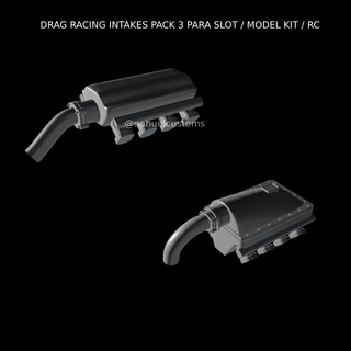 ziehen Rennen Einnahmen Pack 3 Slot Modell Kit rc 3d print model - Mito3D