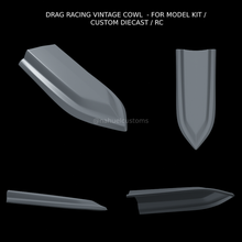 arrastar corrida vintage capuz modelo kit personalizadas diecast rc 3d print model - Mito3D