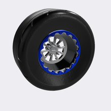 traîne roue combo arrière rc Composants torx radial 3d print model - Mito3D