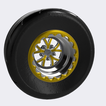traîne roue combo arrière souder séries 15inch radial 3d print model - Mito3D