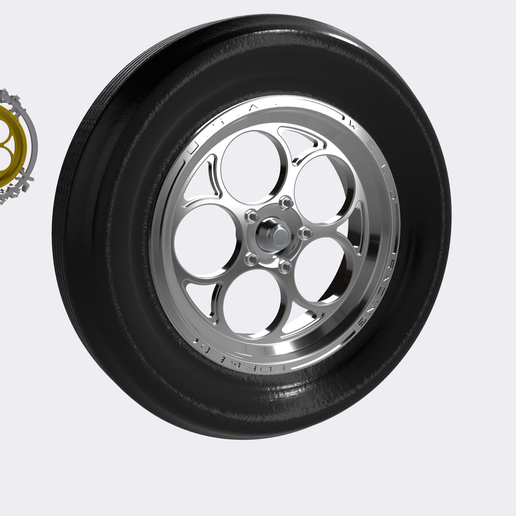 drag wheel combo weld magnum 2 17inch 5 stud 3D print model - Mito3D