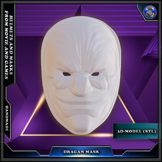 dragan mask payday 2 Art mask cosplay payday  3d print model - Mito3D