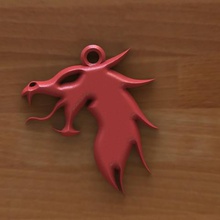 dragão de 4 vários chaveiro pingente brinco imprimir 3d print model - Mito3D