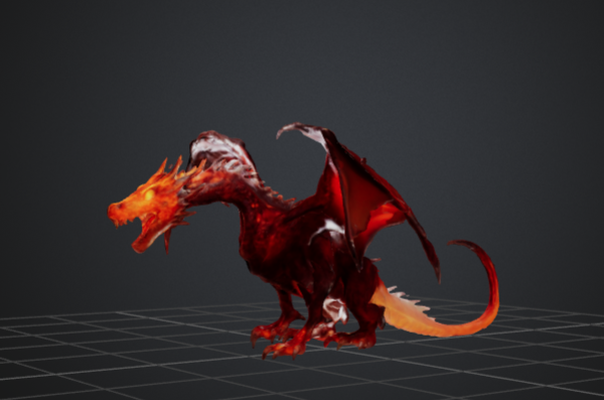 dragon game 3d print model - Mito3D