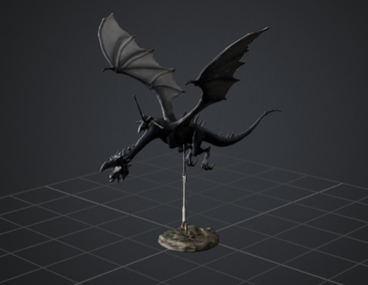 dragon game 3d print model - Mito3D