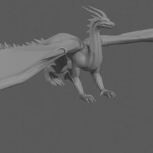 dragón art 3d print model - Mito3D