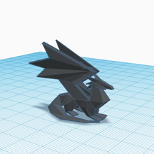 de dragon divers fin la statue l'architecture 3d print model - Mito3D