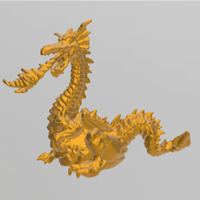 dragon lezard the late flame medieval 3d print model - Mito3D