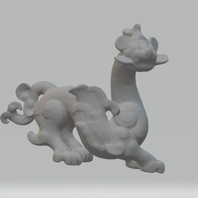 Drachen Kunst Tier 3d print model - Mito3D