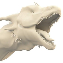dragon Spiel Skulptur Kreatur Figur monster fantasy mittelalterliche 3d print model - Mito3D