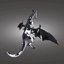 Dragão 3d print model - Mito3D