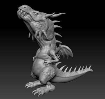 dragon Art 3d print 3d print model - Mito3D
