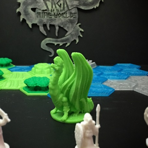 dragon 18mm scala gioco 3D print model - Mito3D