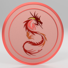 dragon 1 emblème 3d print model - Mito3D