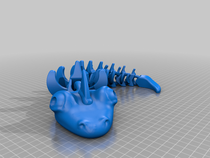 Drago 3 palla animali creature arte 3d print model - Mito3D