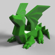 dragon ail art ala 3d print model - Mito3D