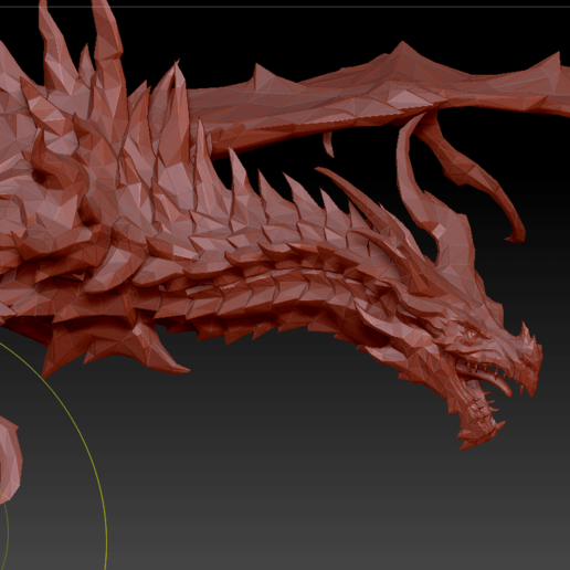 dragon alduin art twilight gods 3D print model - Mito3D