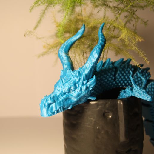 dragon articuler Jeu aticule jouet drole fantastique japon fantaisie 3D print model - Mito3D