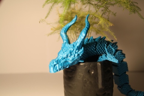dragon articuler dragon aticule jouet drole fantastique japon fantaisie 3d print model - Mito3D