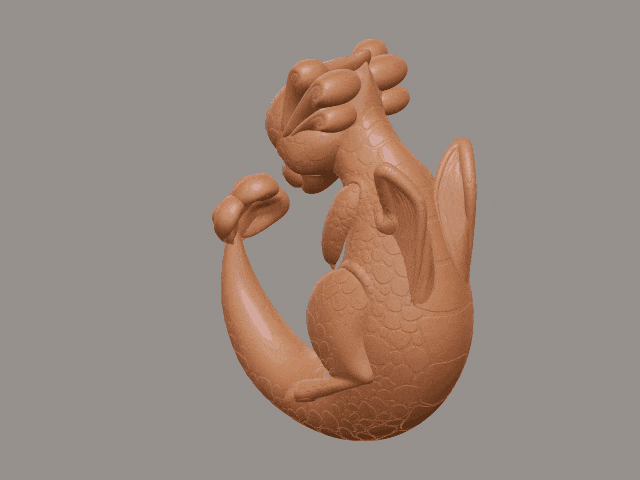 dragon baby model cute 3D print model - Mito3D