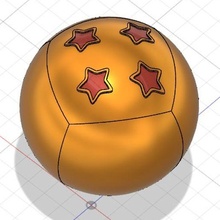 continuar pelota 4 estrellas súper goku gohan goten vegeta bañador cifra bulma manga 3d print model - Mito3D