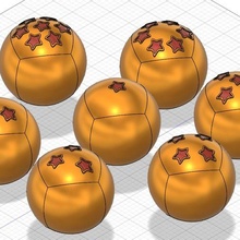 continuar pelota 7 cristal pelotas súper goku gohan goten vegeta bañador cifra bulma manga 3d print model - Mito3D