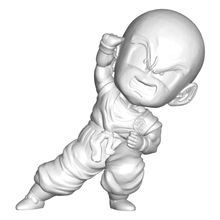 dragon Balle dbz miniature collectionner figure Krilin action abdos pla boneco 3d print model - Mito3D