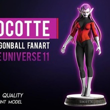 Drachen Ball dbz Universum 11 Kasserolle Mädchen jiren Cocotte 3d print model - Mito3D