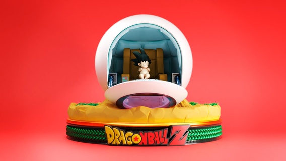 Dragão bola Goku cápsula personagem manga anime esfera dragão figura broly fantasia vegeta arroz esculturas roupa célula Goten arte 3d print model - Mito3D