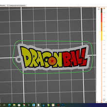 Drachen Ball Schlüsselbund 3d print model - Mito3D