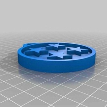 dragon ball keychain - openscad keycain 3d print model - Mito3D