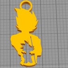 dragon ball keychains 3d print model - Mito3D