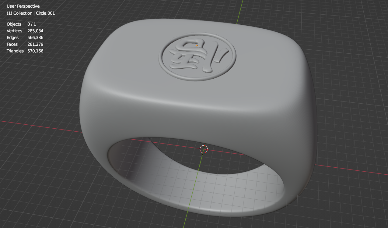 Drachen Ball Ring Goku Symbol 3D print model - Mito3D