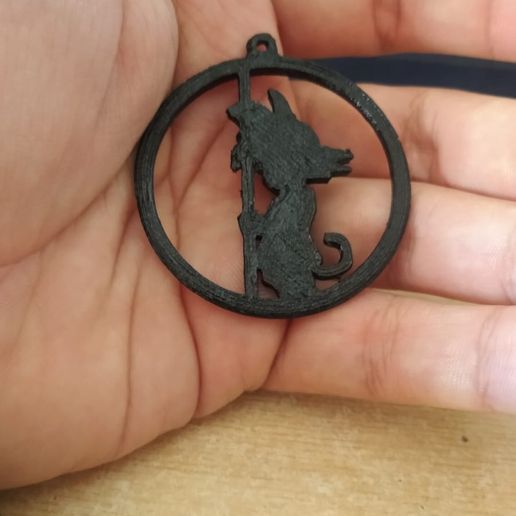 dragon ball silhouette key ring fashion accessory drago 3D print model - Mito3D