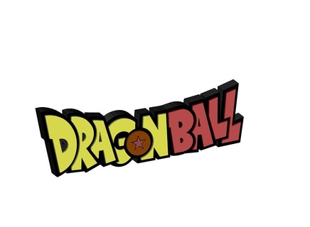 Dragão bola estilo dbz logotipo db Goku bulma Shenron kamehameha 3d print model - Mito3D