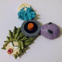 Drachen Ball Super Spinner Spiel dbz Dragon Goku jiren Grünkohl kefla ssj Blau ber 3d print model - Mito3D
