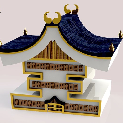dragon ball temple zeno-sama jeu dieu de tous tout dieu, du 3D print model - Mito3D