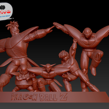 dragon ball z - la squadra ginew gioco recoome burter luifer gurd collezione polena 3d print model - Mito3D