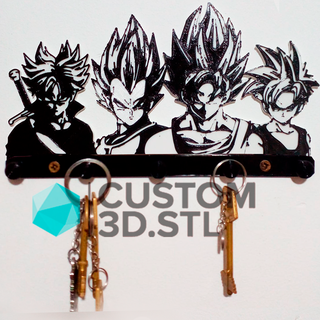 Drago palla z portachiavi titolare supporto porta llaveros de chiave catena Goku gohan souvenir personalizzato regalo 3d print model - Mito3D