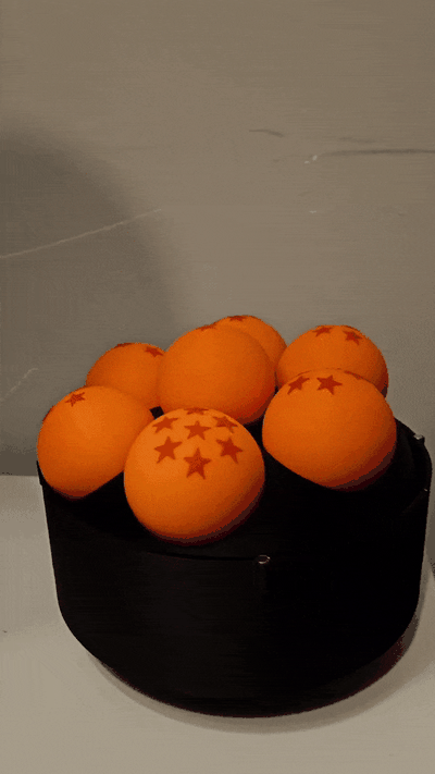 continuar pelotas caja tapa envase soporte sencillo goku pelota shenron modular accesorios cosplay juguete 3d print model - Mito3D