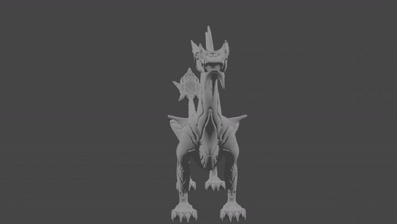 dragon booster trompeur 3d print model - Mito3D