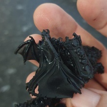 dragon born demon wolf game warlord resin model 3d print model - Mito3D