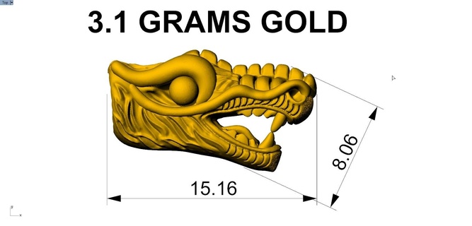 dragon bracelets dragan fantasy china character 3d print model - Mito3D