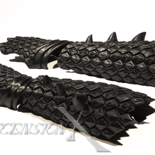 dragon bracers cosplay larp various rpg scale armor bracer live action 3d print model - Mito3D