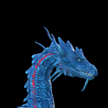 dragón busto art la estatuilla el 3d print model - Mito3D